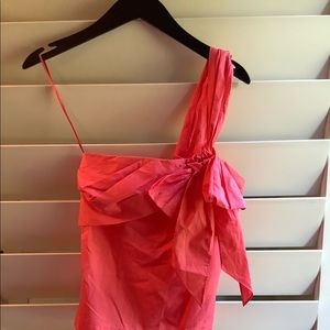 Pink off the shoulder top